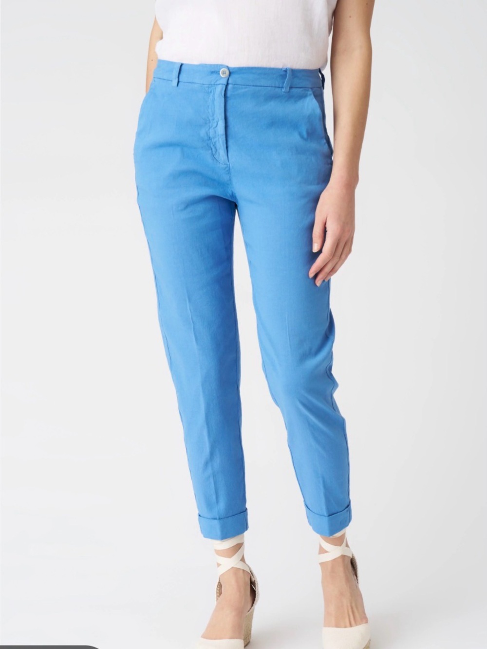 NWT Gap Blue Girlfriend Chino size 4